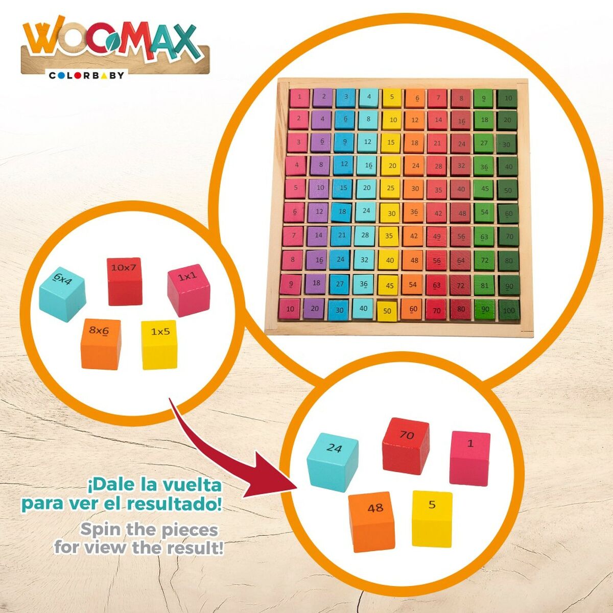 Færdighedsspil Woomax 101 Dele 19 x 2 x 19 cm (6 enheder)